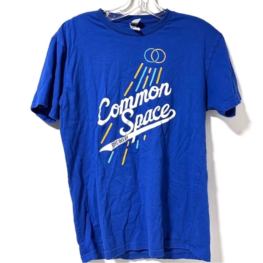 RARE Common Space Brewery Dodgers Themed Royal Blue T-Shirt Unisex Size Small